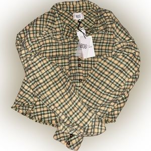 NWT y2k 2000s urban outfitters flannel ! size m